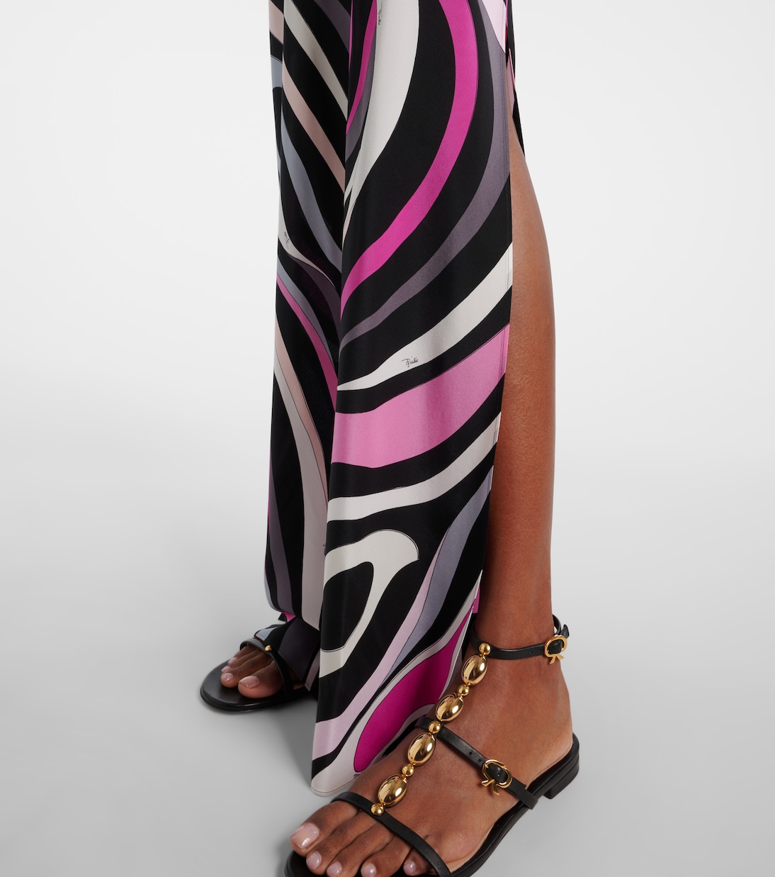 Abito sottoveste Marmo in crêpe de chine | Pucci