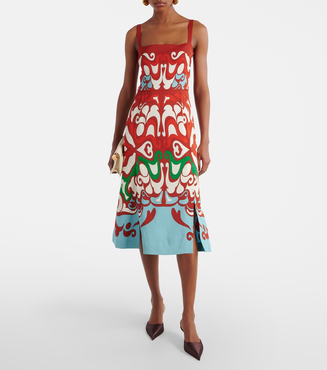 Buy Me A Martini satin midi dress | La DoubleJ