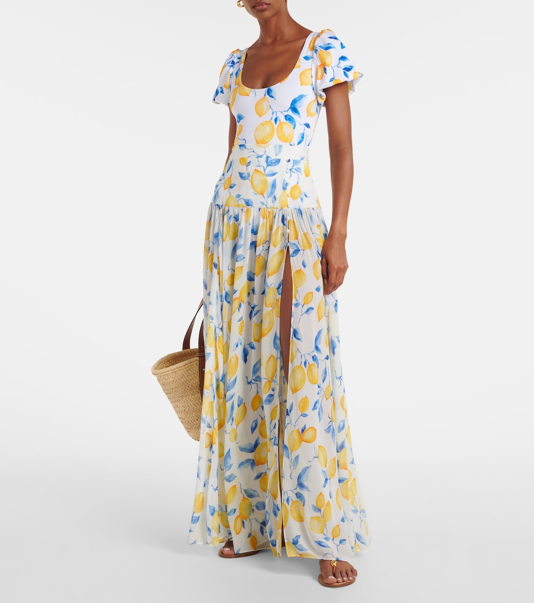 Bedruckter Badeanzug Jeanie | Alexandra Miro