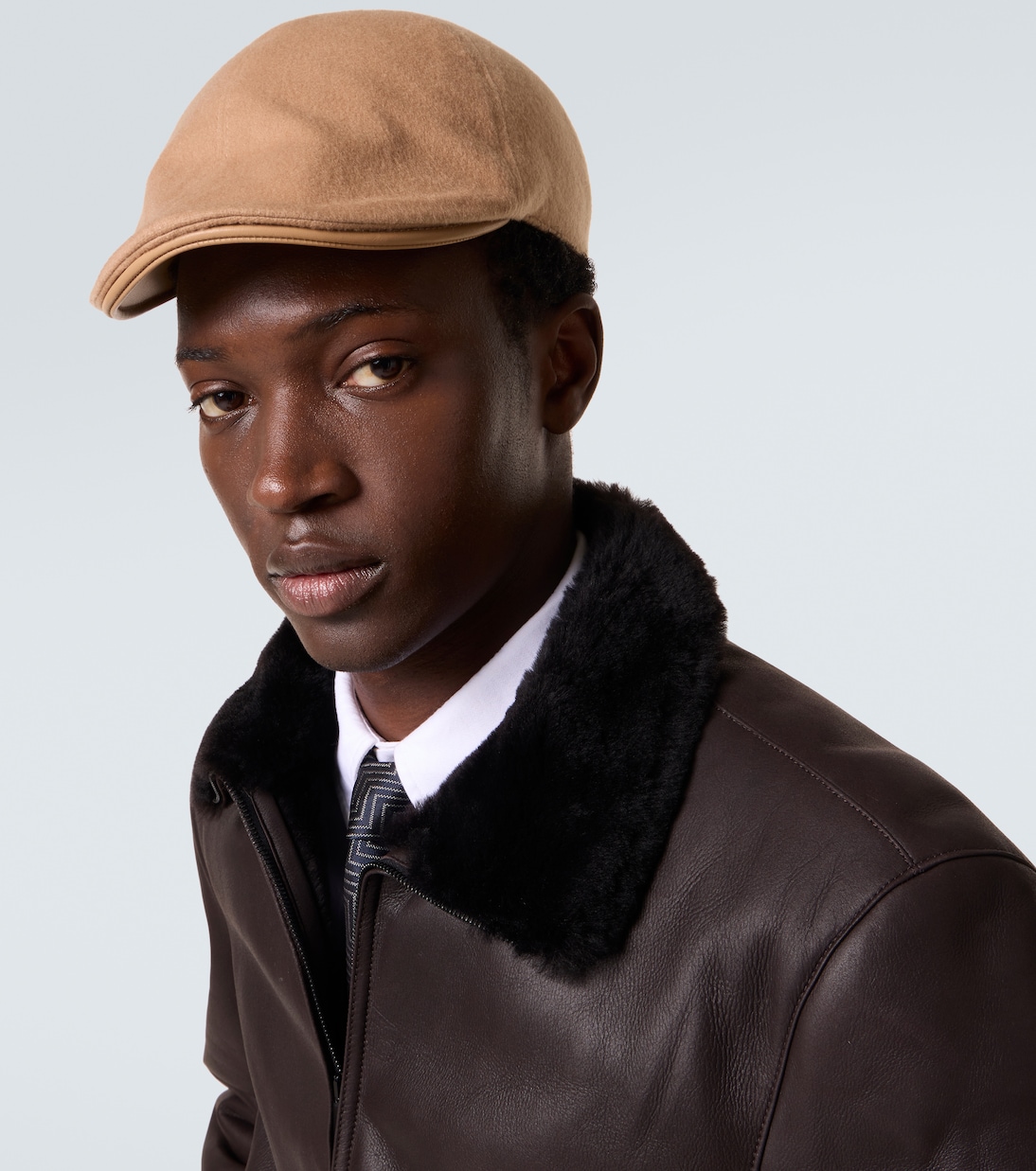 Wool and cashmere-blend cap | Giorgio Armani