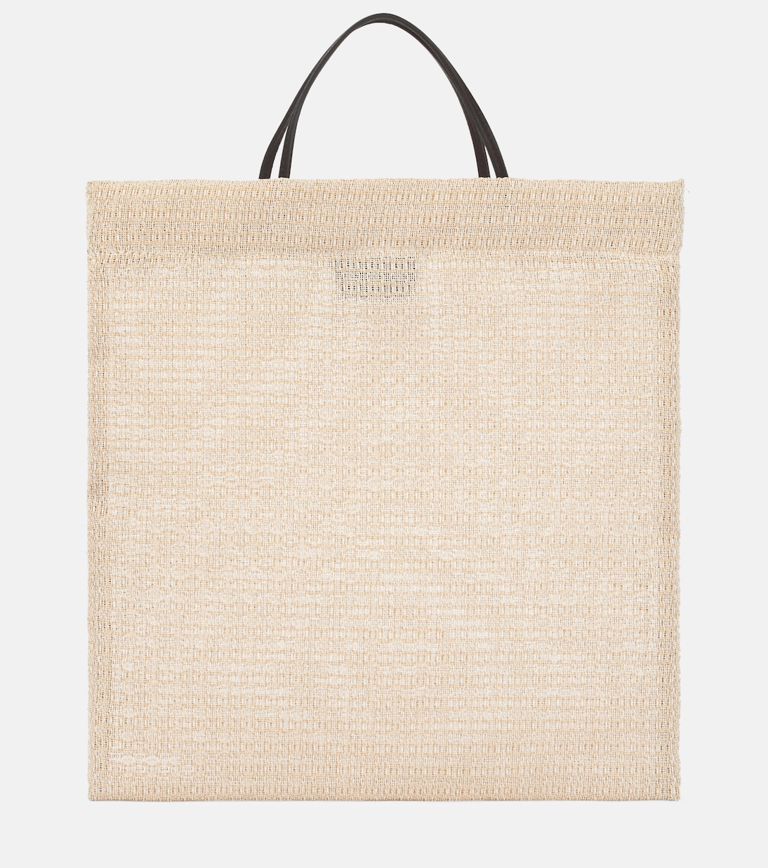 Barn Mini leather-trimmed tote bag | The Row