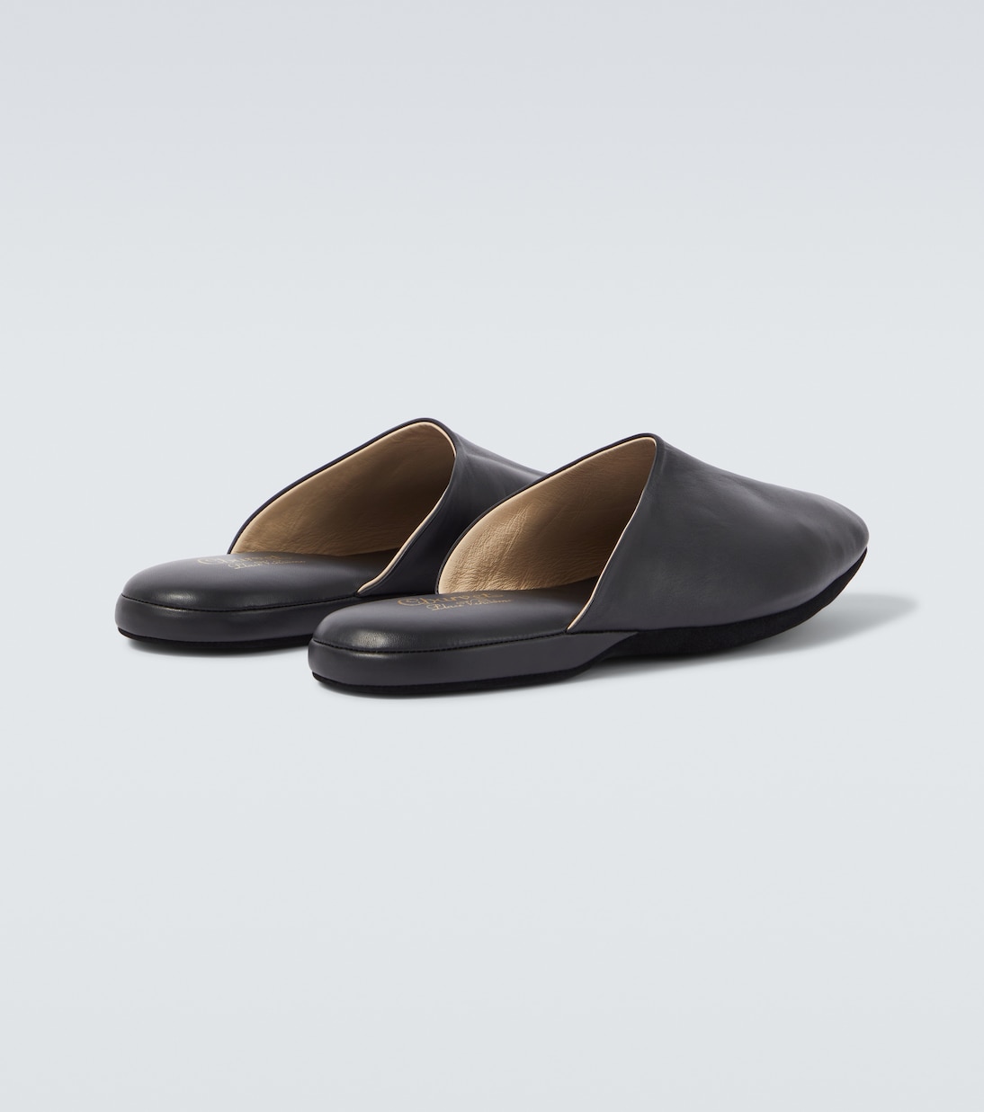 Leather slippers | Charvet