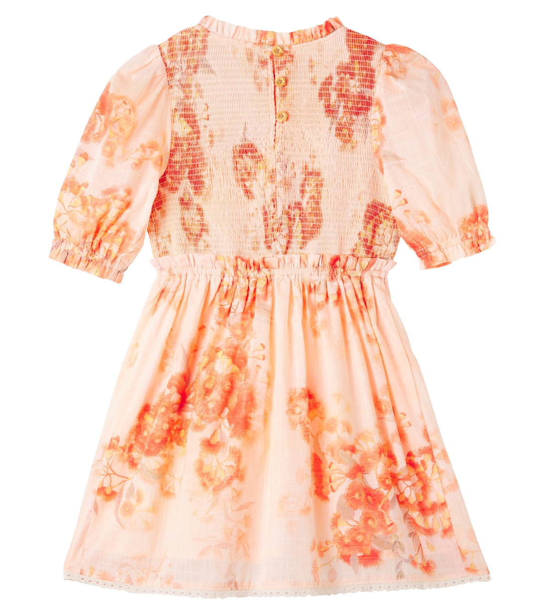 Cascadian floral shirred cotton dress | Zimmermann Kids