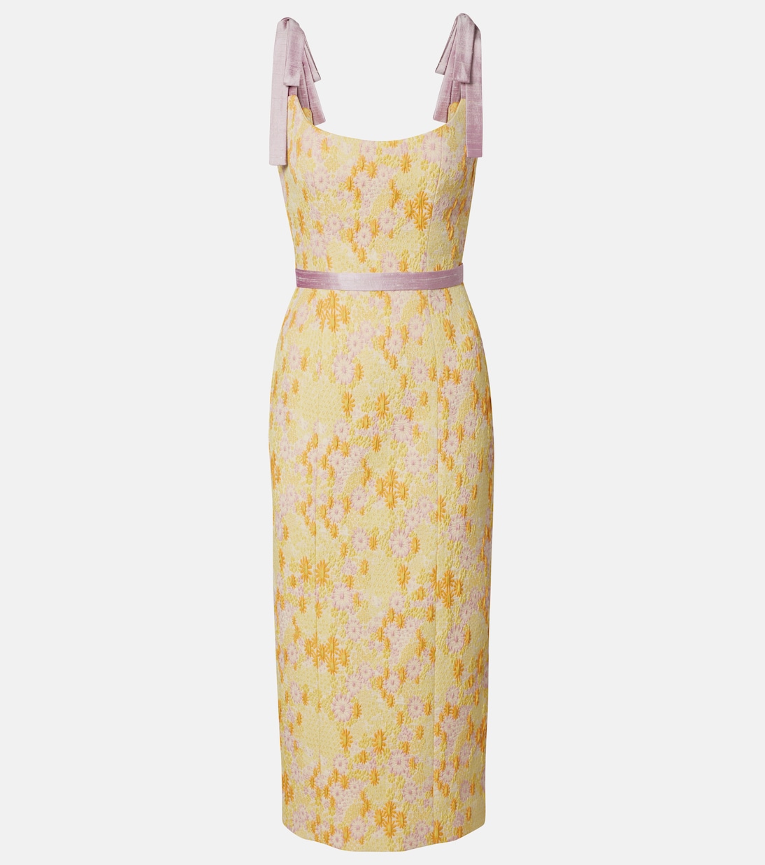 Robe Acacia brodée en brocart | Markarian