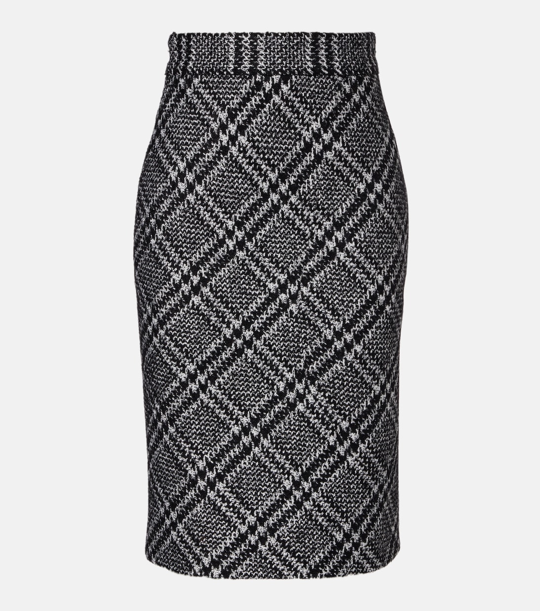 Checked wool-blend miniskirt | Dolce&Gabbana