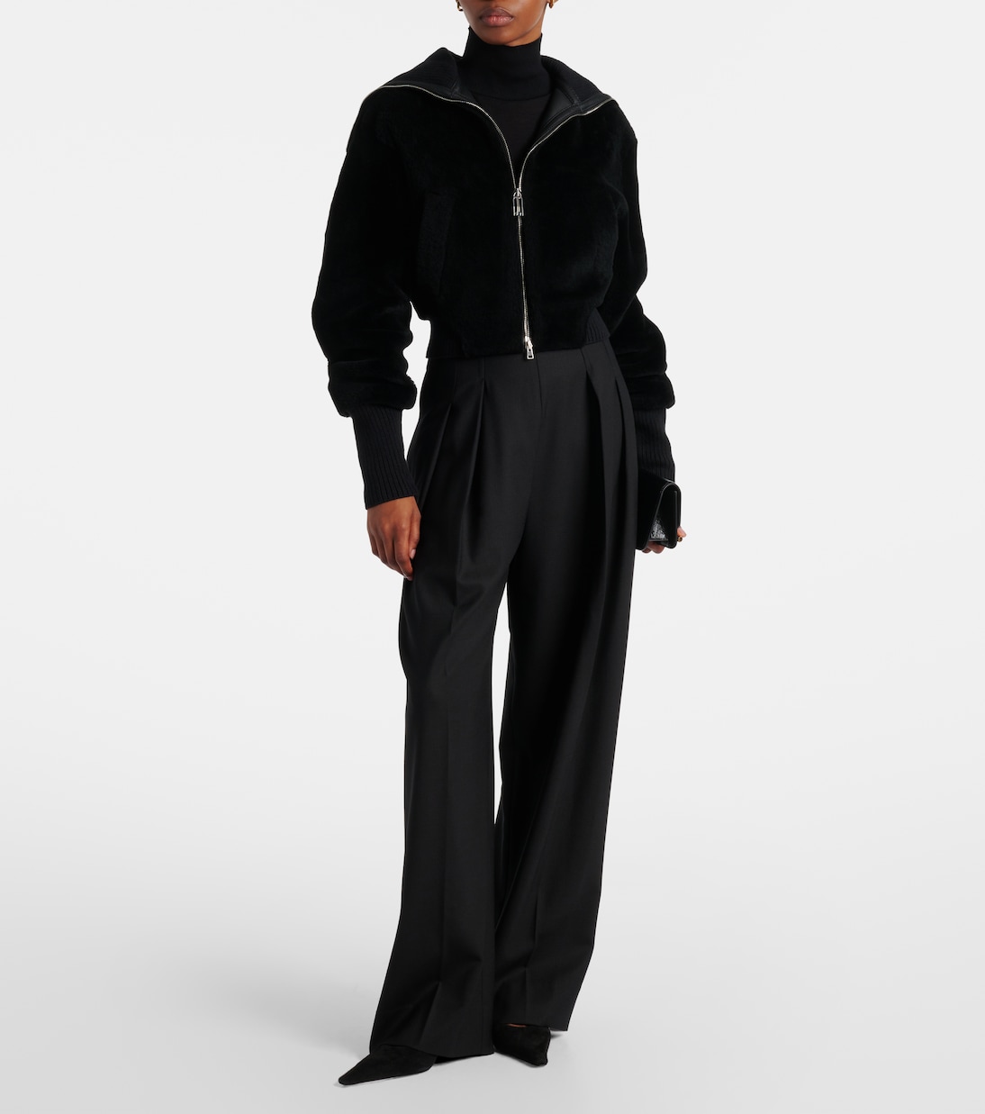 Chaqueta bomber de borrego | Victoria Beckham