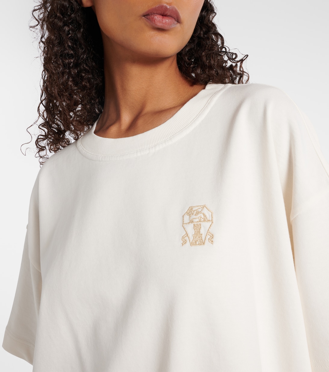 T-Shirt aus Baumwolle | Brunello Cucinelli