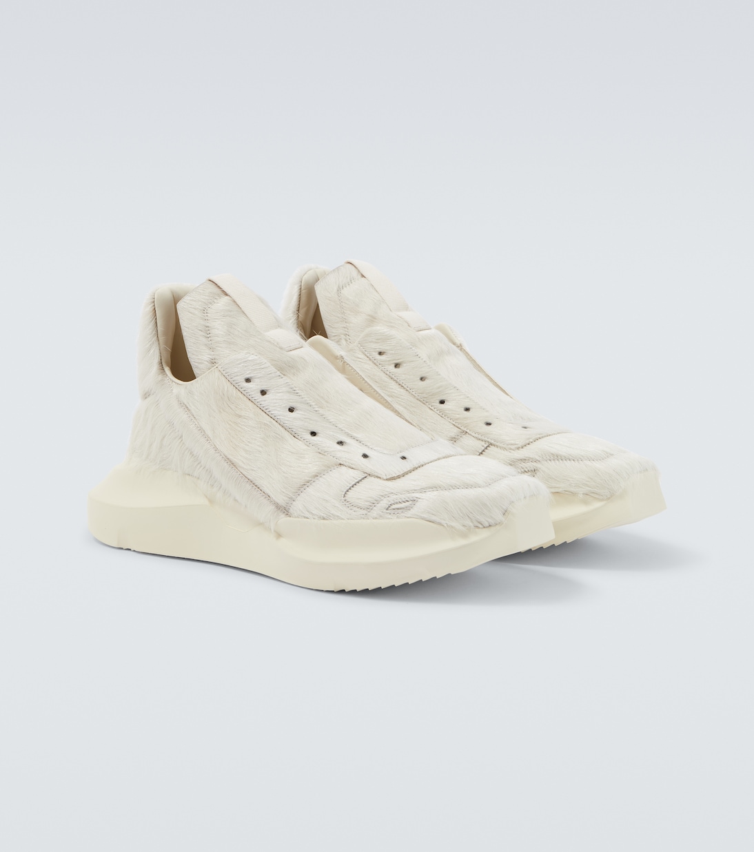 Calf hair sneakers | Rick Owens