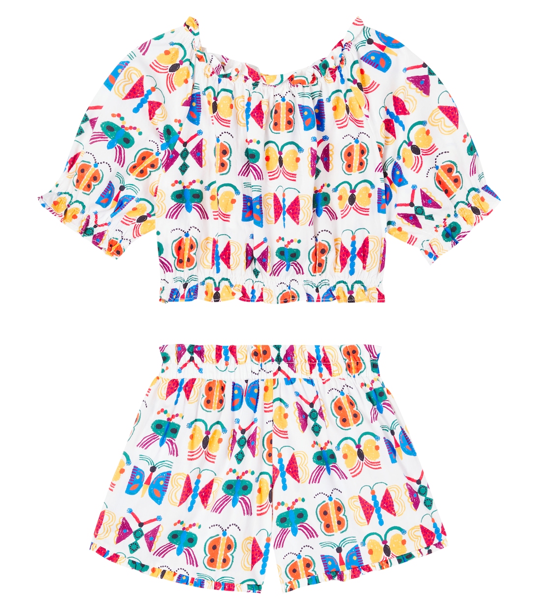 Borbo Cosmo cotton top and shorts set | Fábula