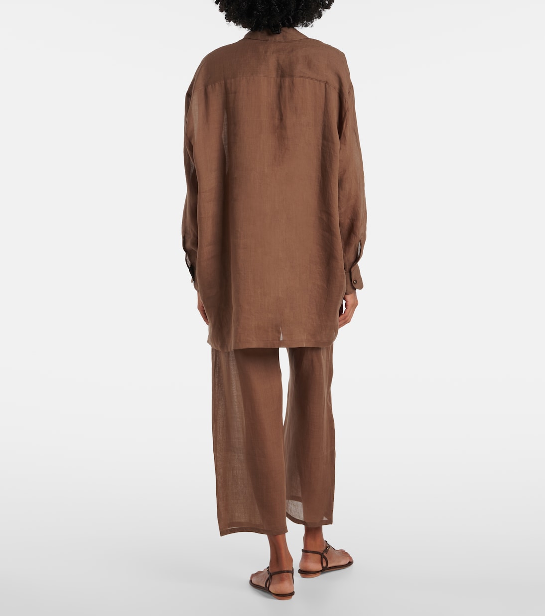 Niko oversized ramie shirt | Leset