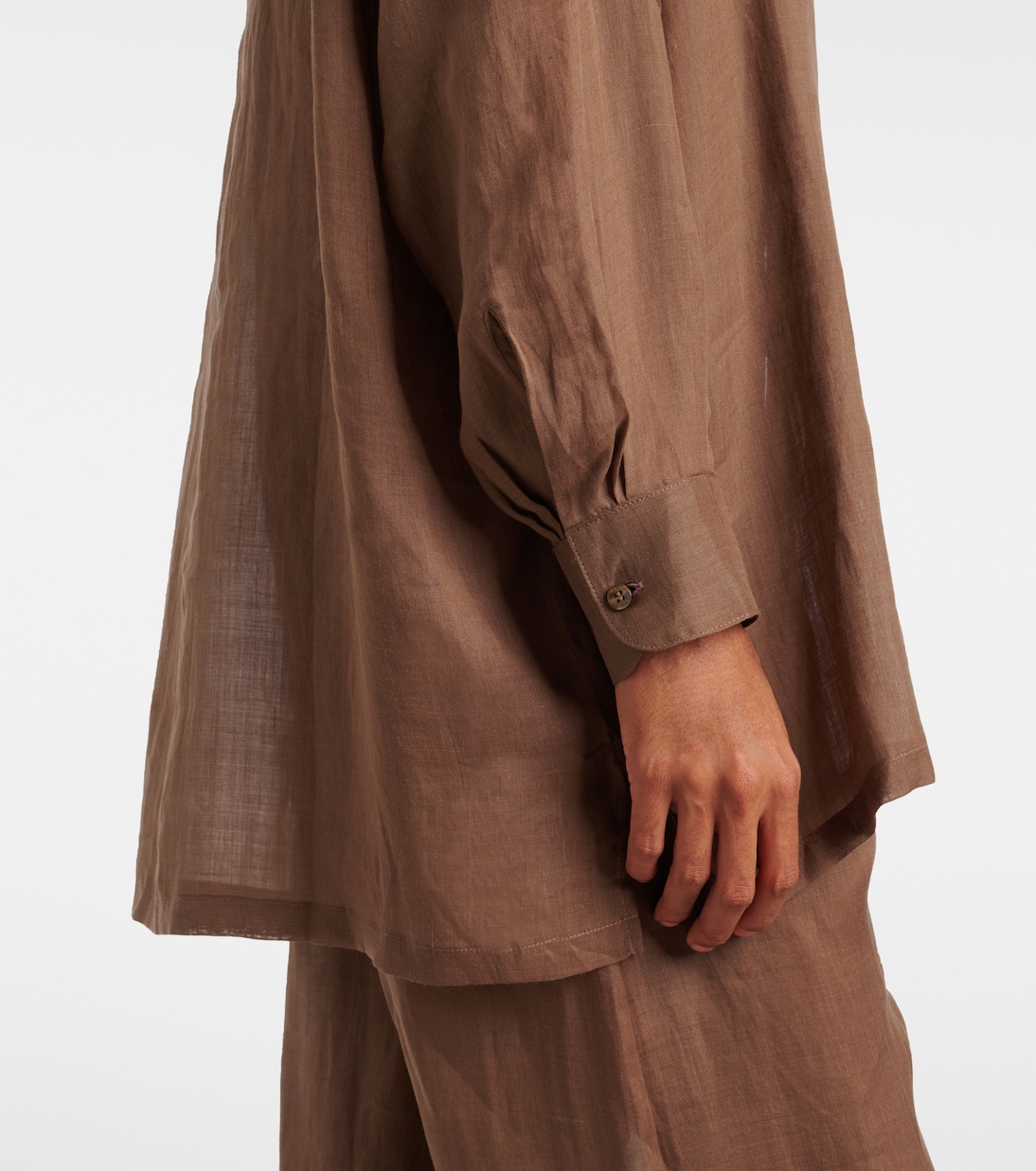 Niko oversized ramie shirt | Leset