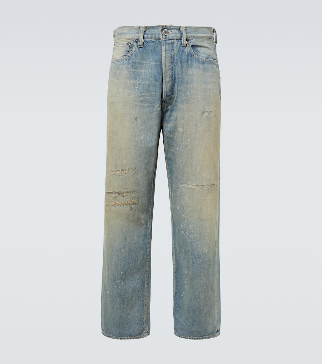 Distressed Straight Jeans No. 37 | A.Presse