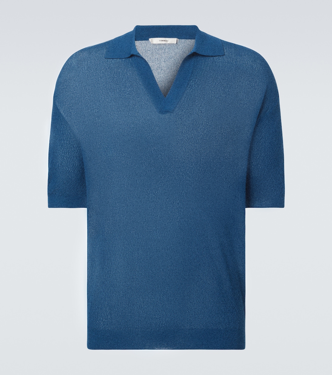 Knitted polo shirt | Commas