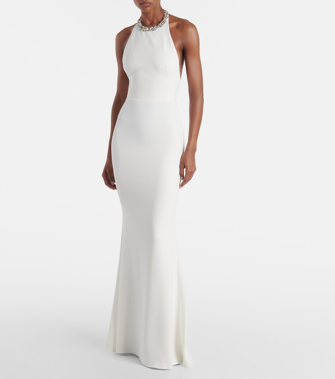 Crystal-embellished open-back gown | Givenchy
