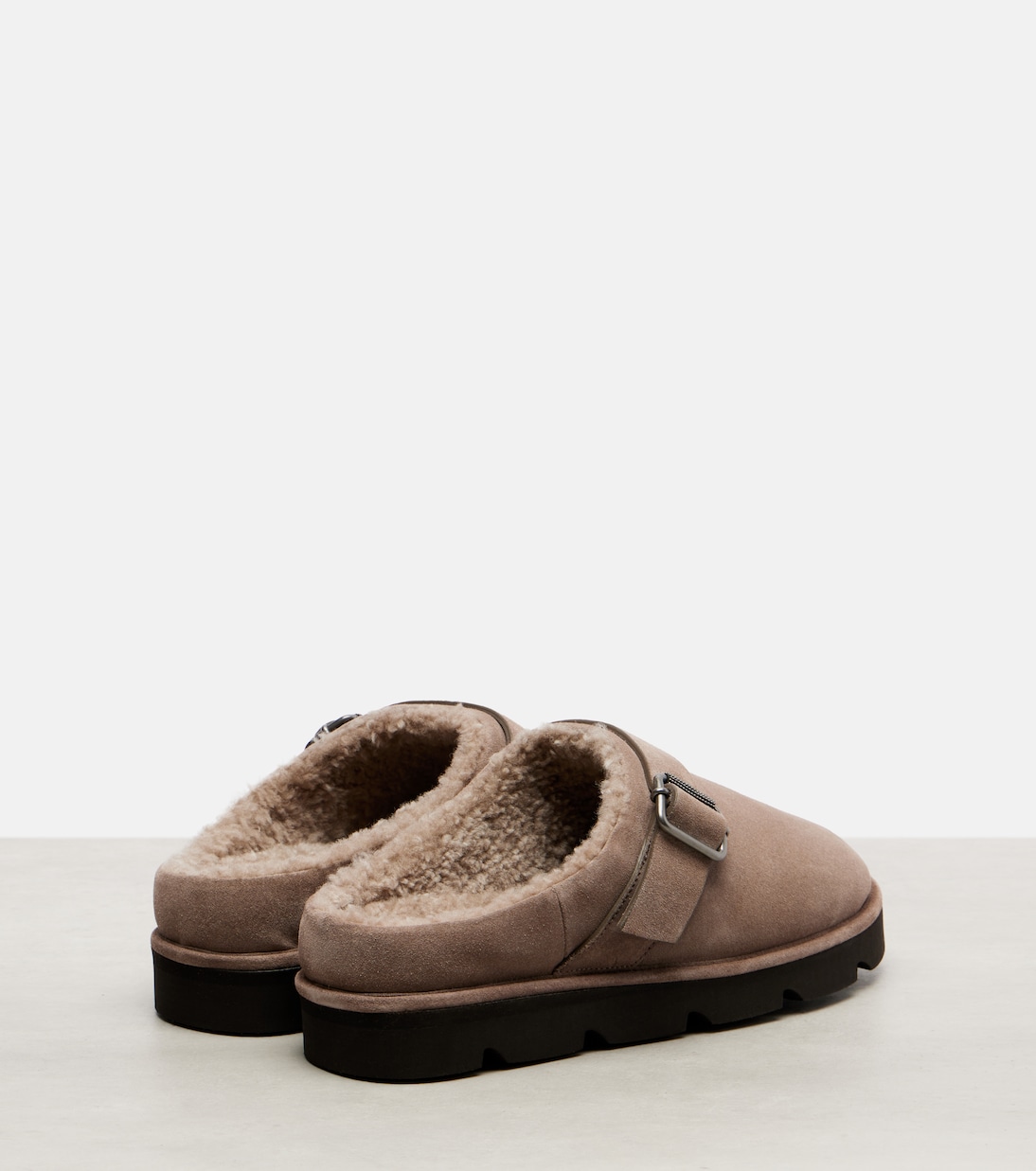 Monili suede slippers | Brunello Cucinelli