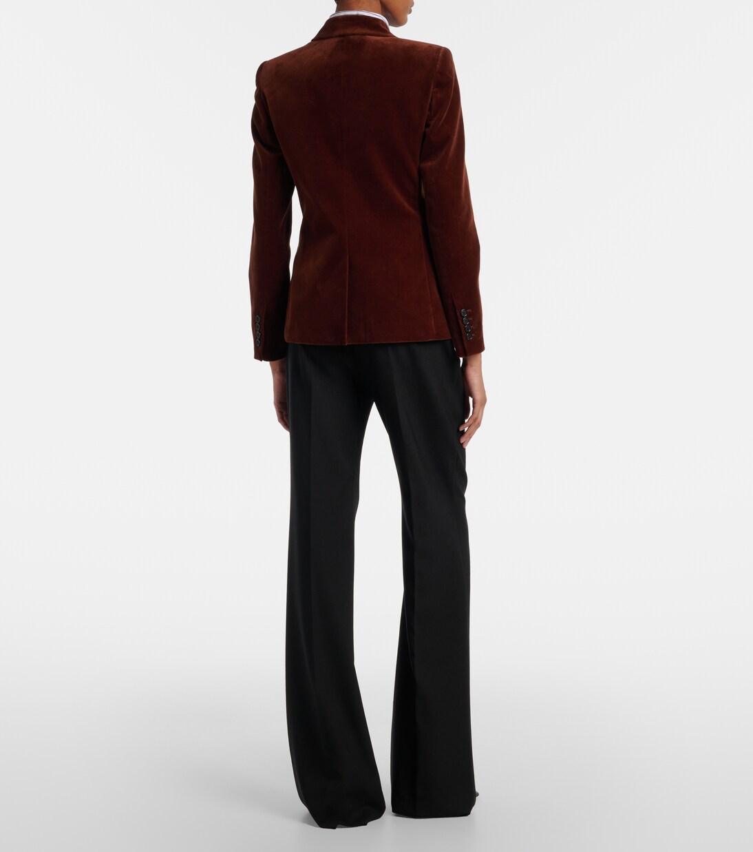 Veda double-breasted velvet blazer | Nili Lotan