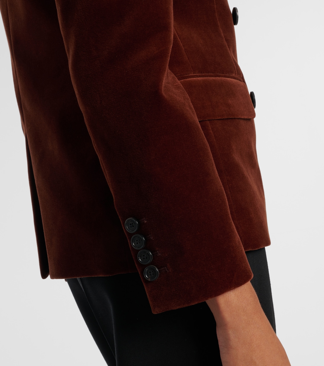 Veda double-breasted velvet blazer | Nili Lotan