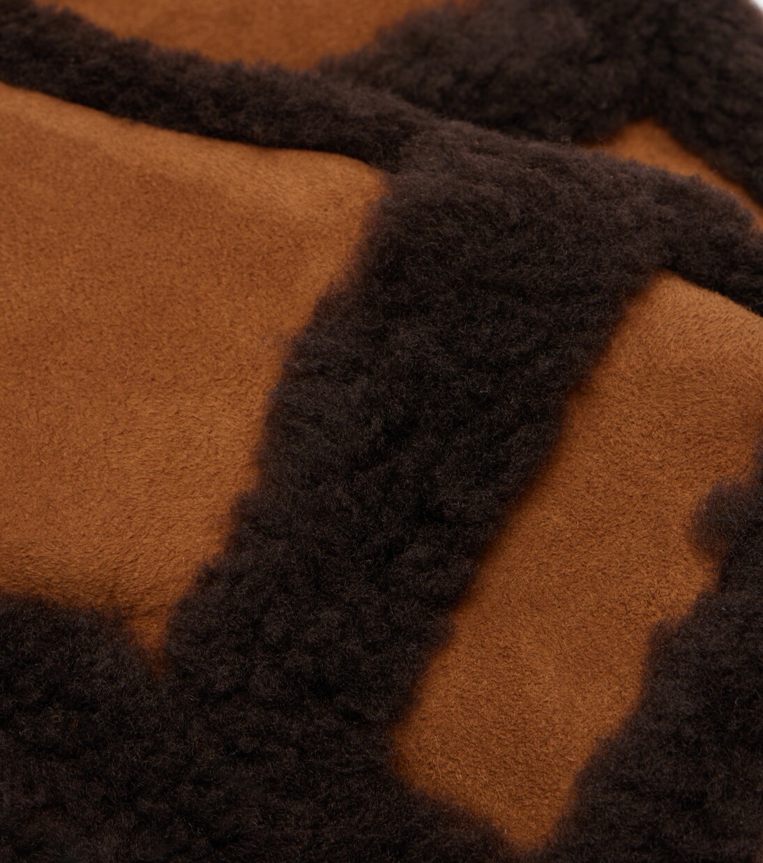 Shearling-trimmed leather mittens | Yves Salomon