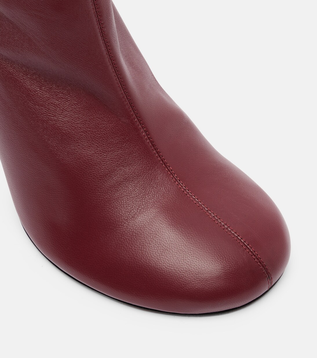 Iris 95 leather ankle boots | Amina Muaddi