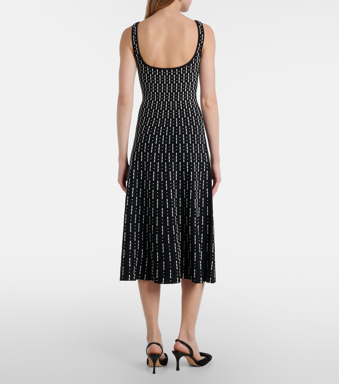 Robe midi Ellison en tricot compact | Staud