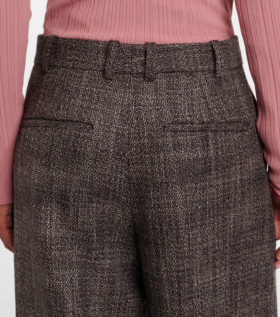 Hawley初剪羊毛阔腿裤 | Joseph