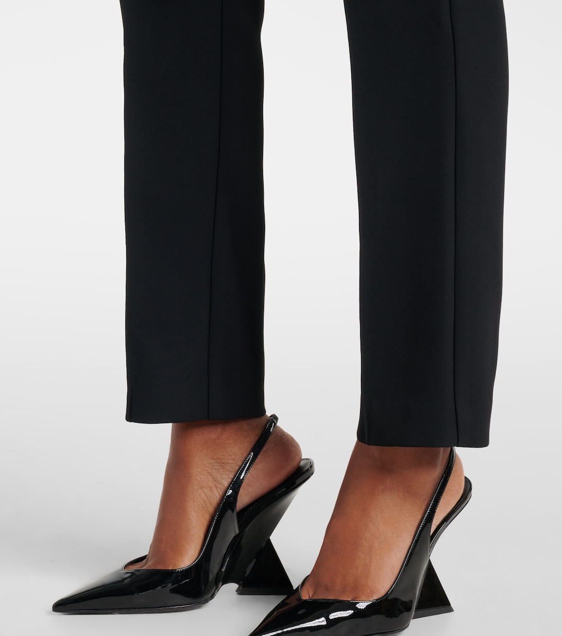 Pantalon slim Relate en satin | Maticevski