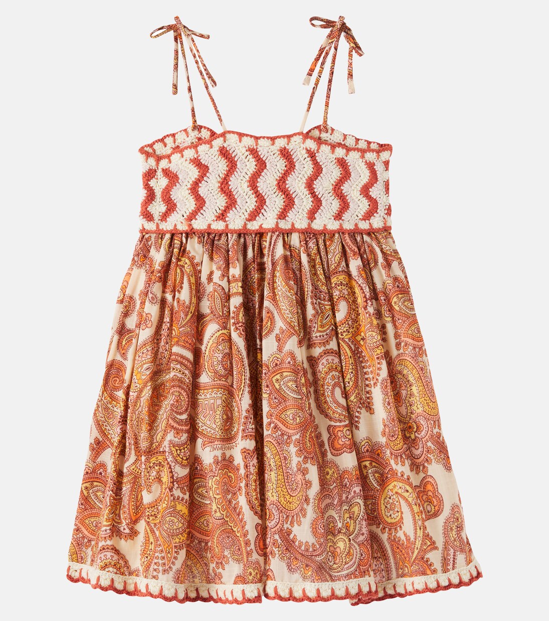 Patience paisley cotton dress | Zimmermann Kids