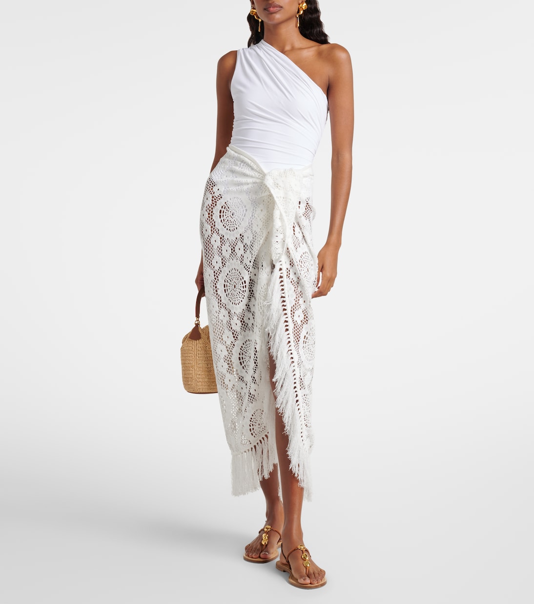 Thyri fringed beach cover-up | Simkhai