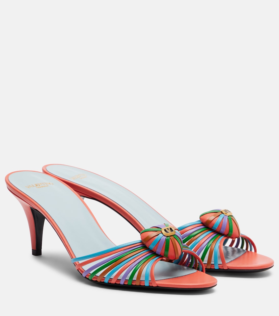 Royal 65 leather mules | Valentino Garavani