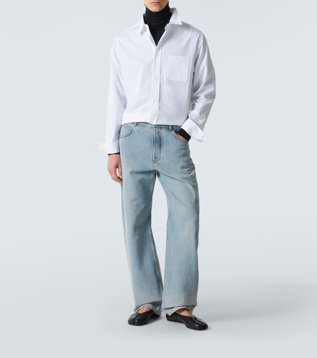 Tabi leather ballet flats | Maison Margiela