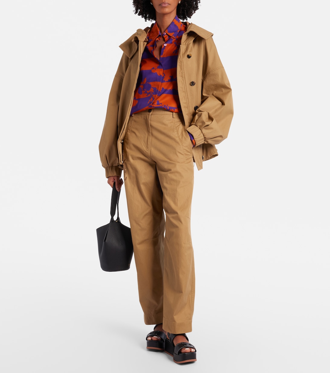 Sandales compensées H703 en cuir | Hogan