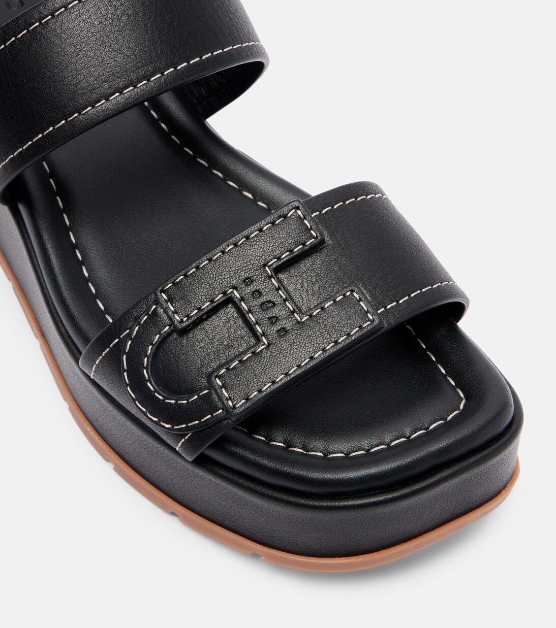 Sandales compensées H703 en cuir | Hogan