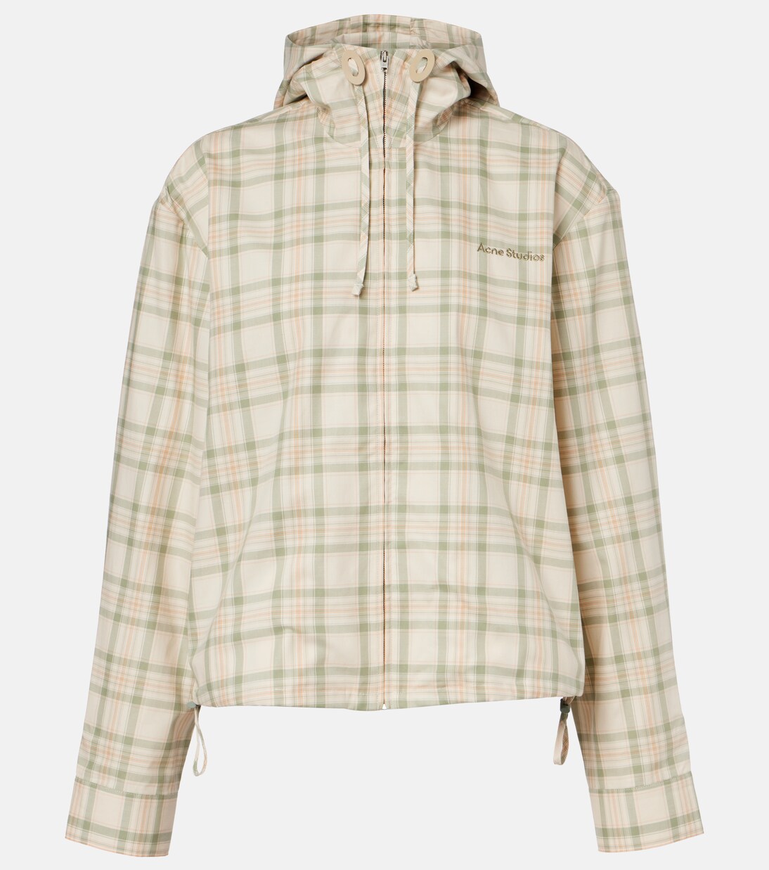 Chaqueta de algodón a cuadros | Acne Studios