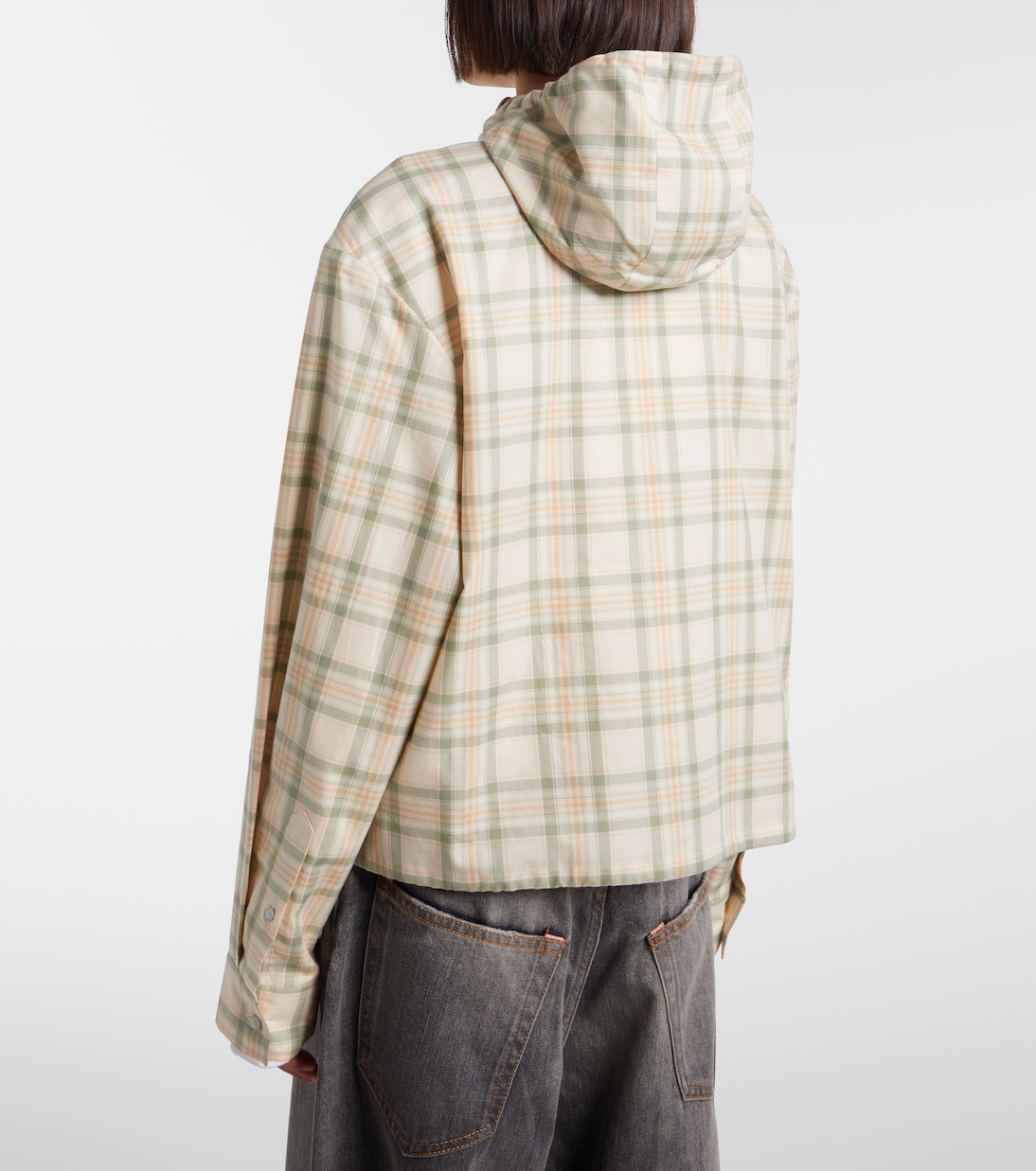 Chaqueta de algodón a cuadros | Acne Studios