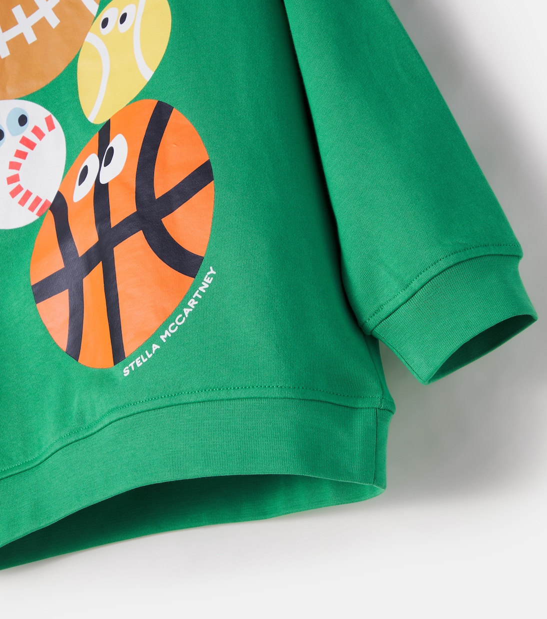Sweat-shirt imprimé en coton | Stella McCartney Kids