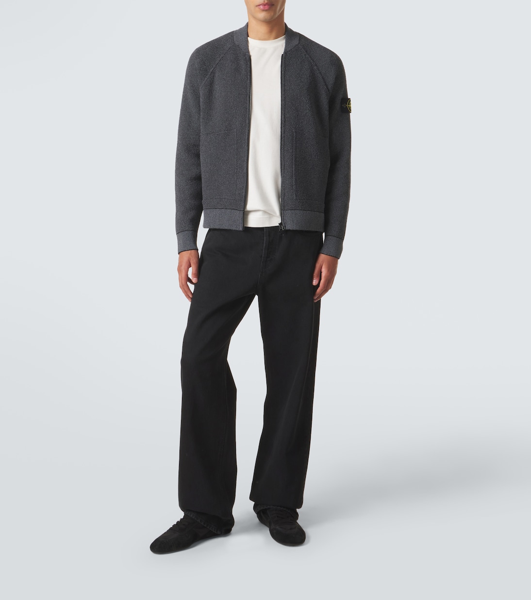 Cardigan en coton mélangé | Stone Island