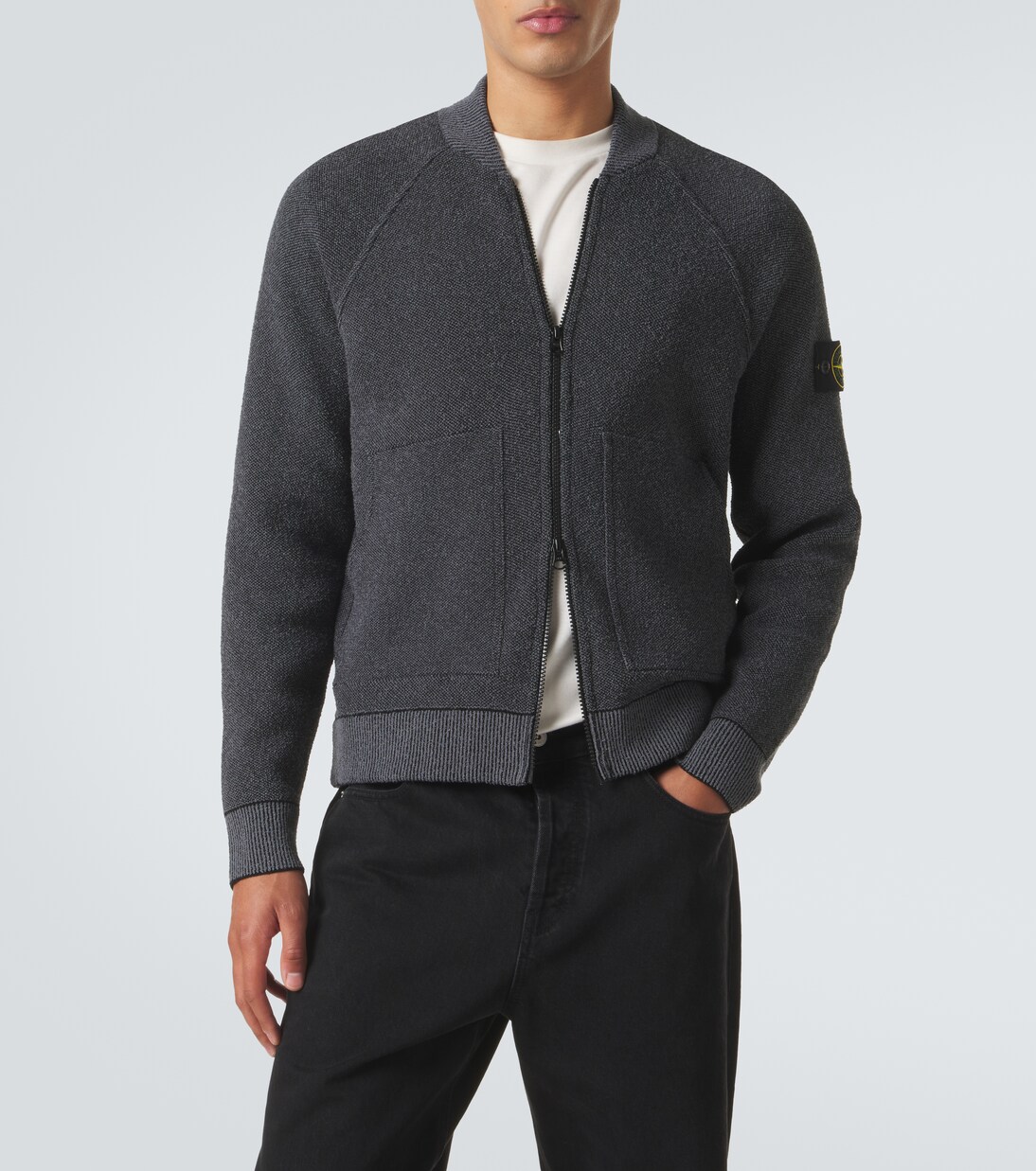 Cotton-blend cardigan | Stone Island