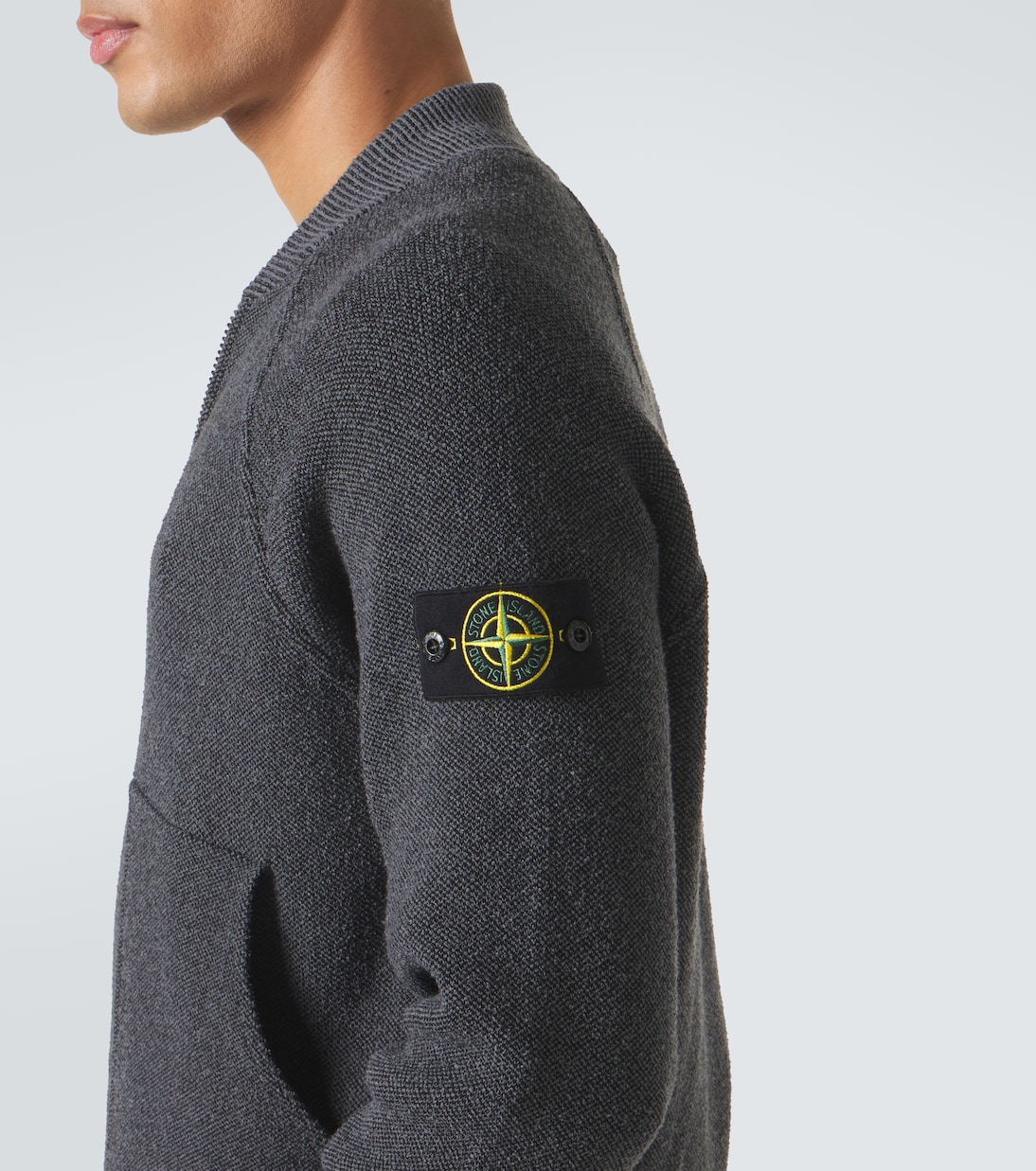 Cotton-blend cardigan | Stone Island