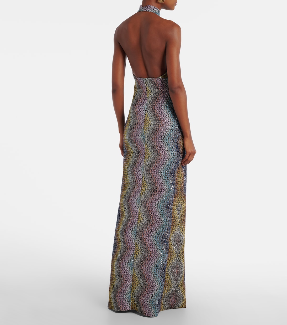 Abito lungo con lamé e paillettes | Missoni