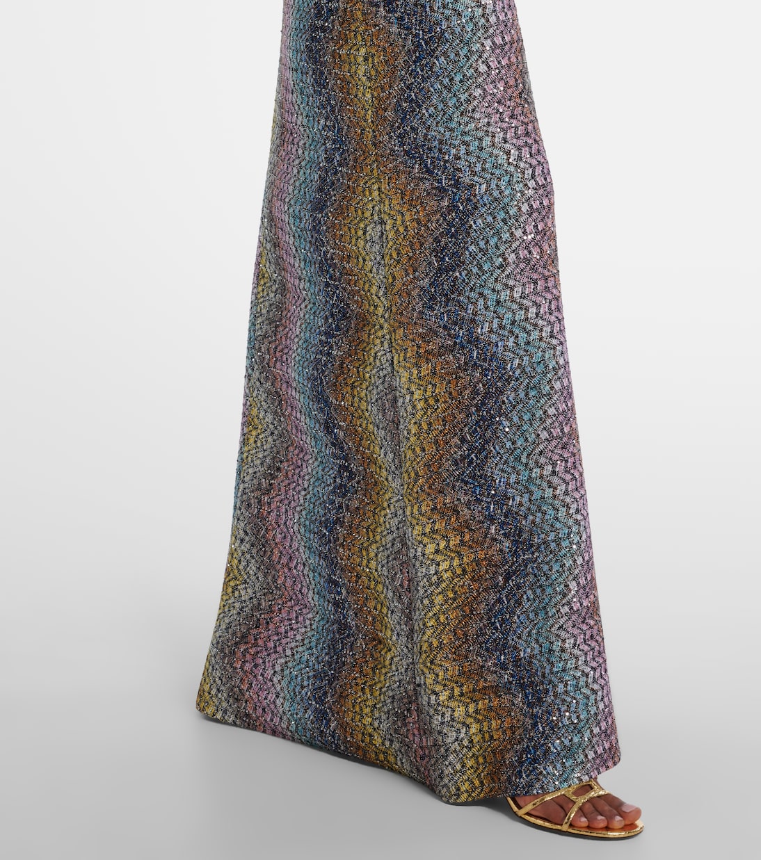 Abito lungo con lamé e paillettes | Missoni