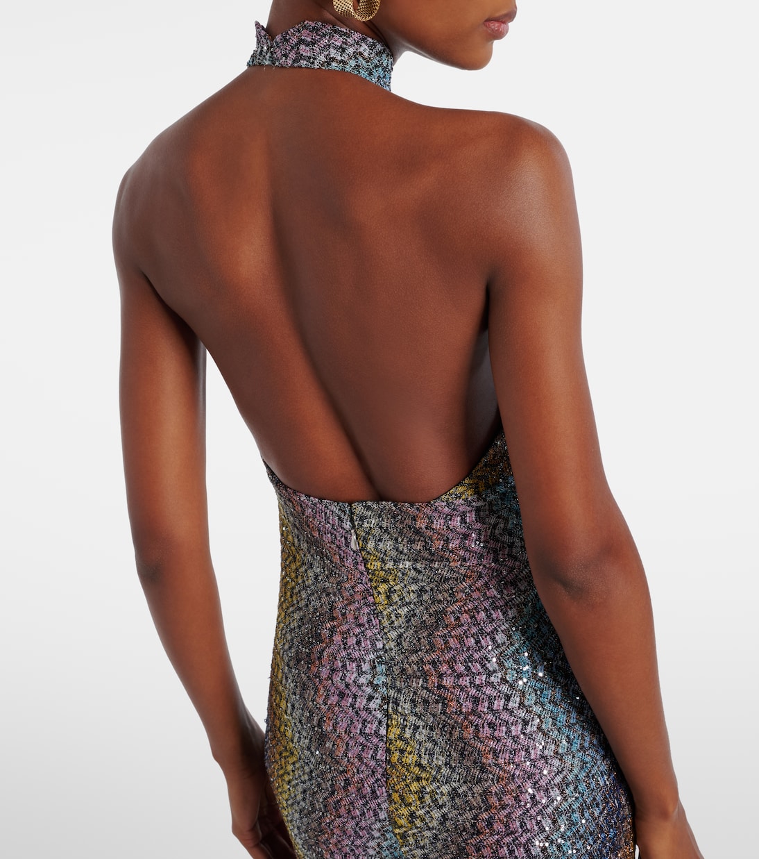 Abito lungo con lamé e paillettes | Missoni