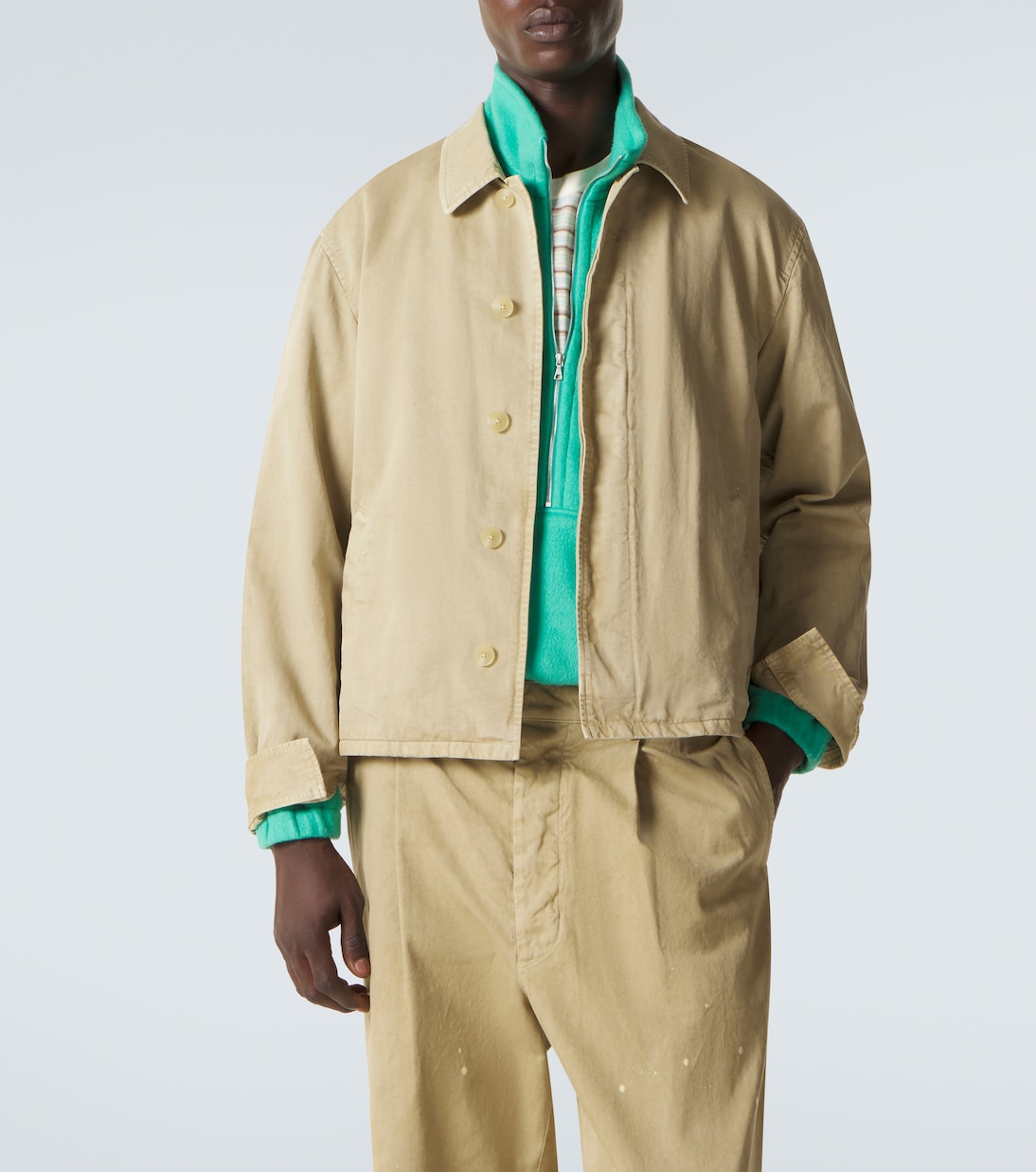 Cotton blouson jacket | Auralee