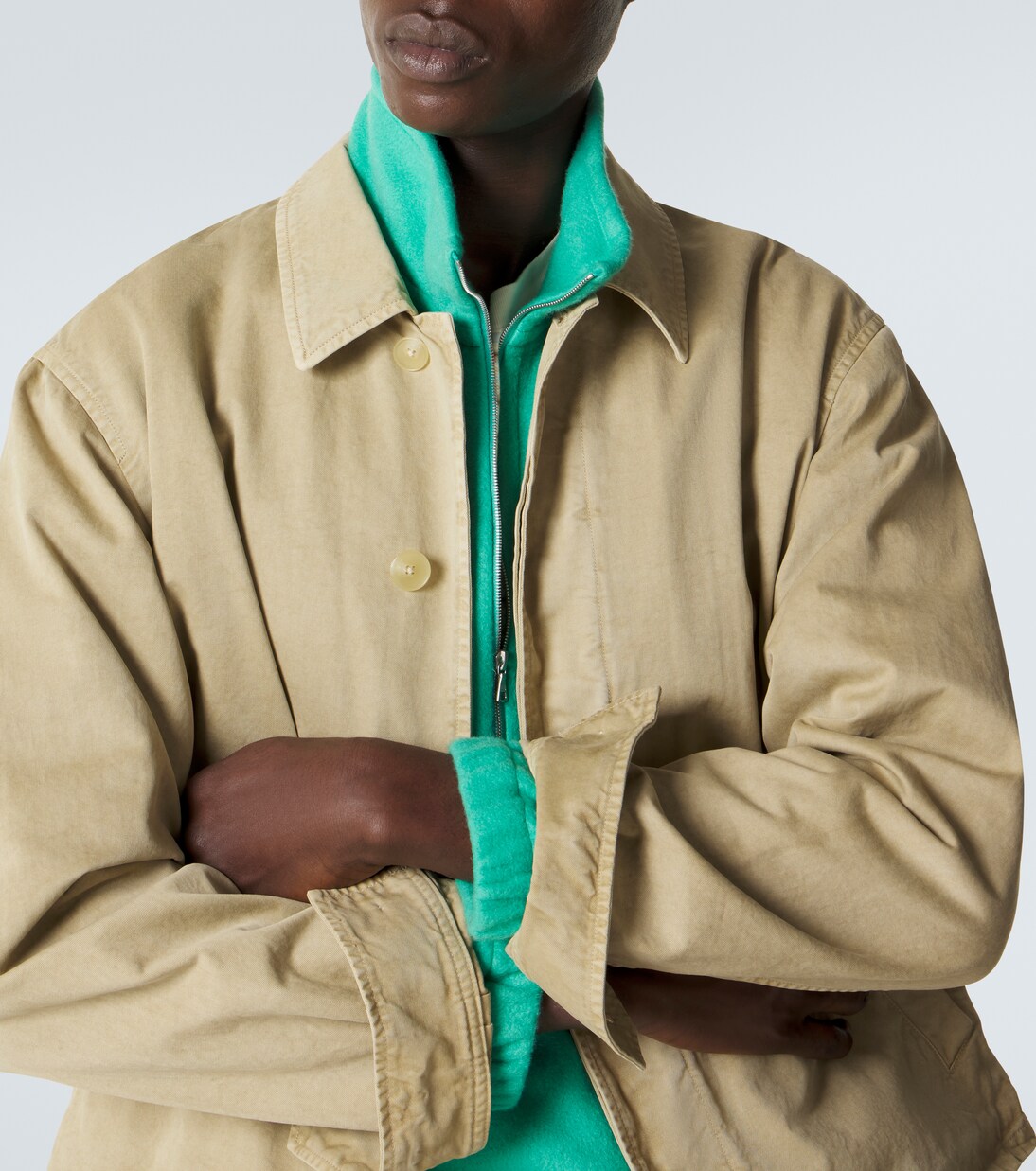 Cotton blouson jacket | Auralee