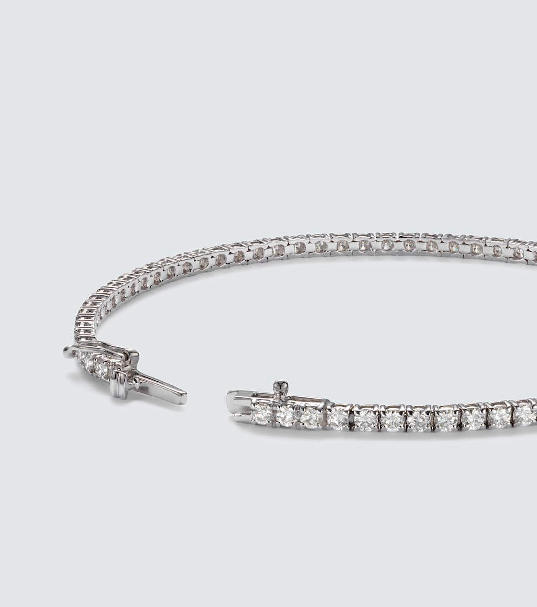 Bracelet tennis en or blanc 18 ct (750/1000) et diamants | Shay Jewelry