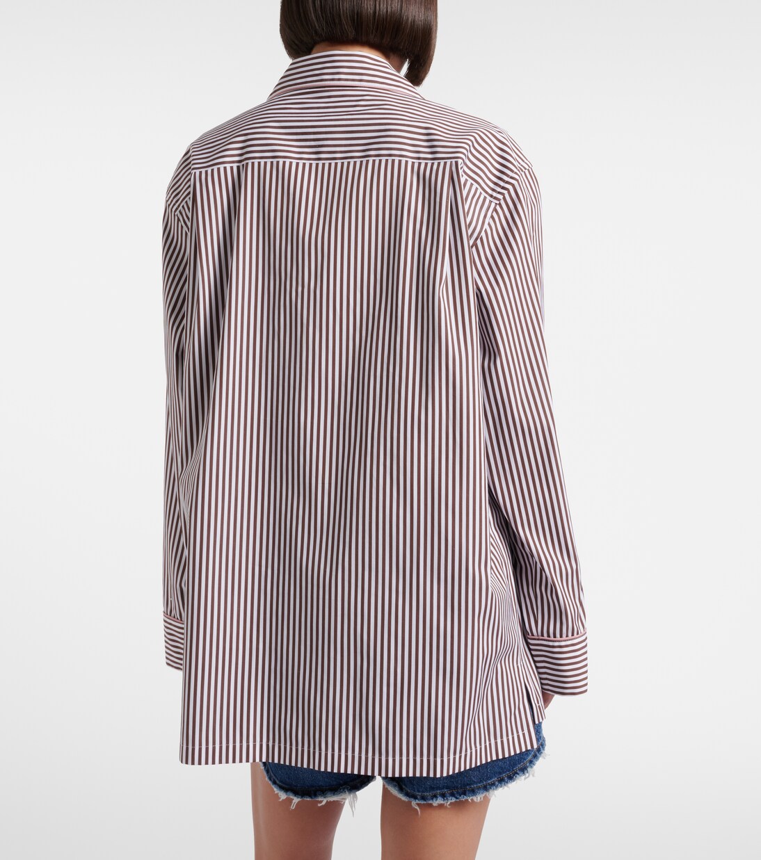 Striped cotton and silk shirt | Dolce&Gabbana