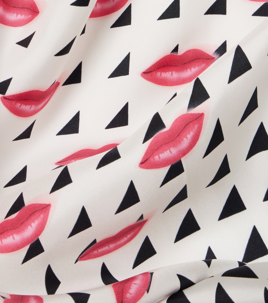 Bedrucktes Tuch aus Seiden-Twill | Prada