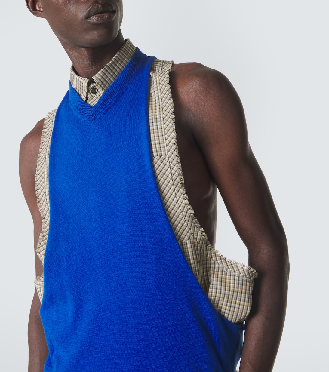 Checked cotton shirt | Versace