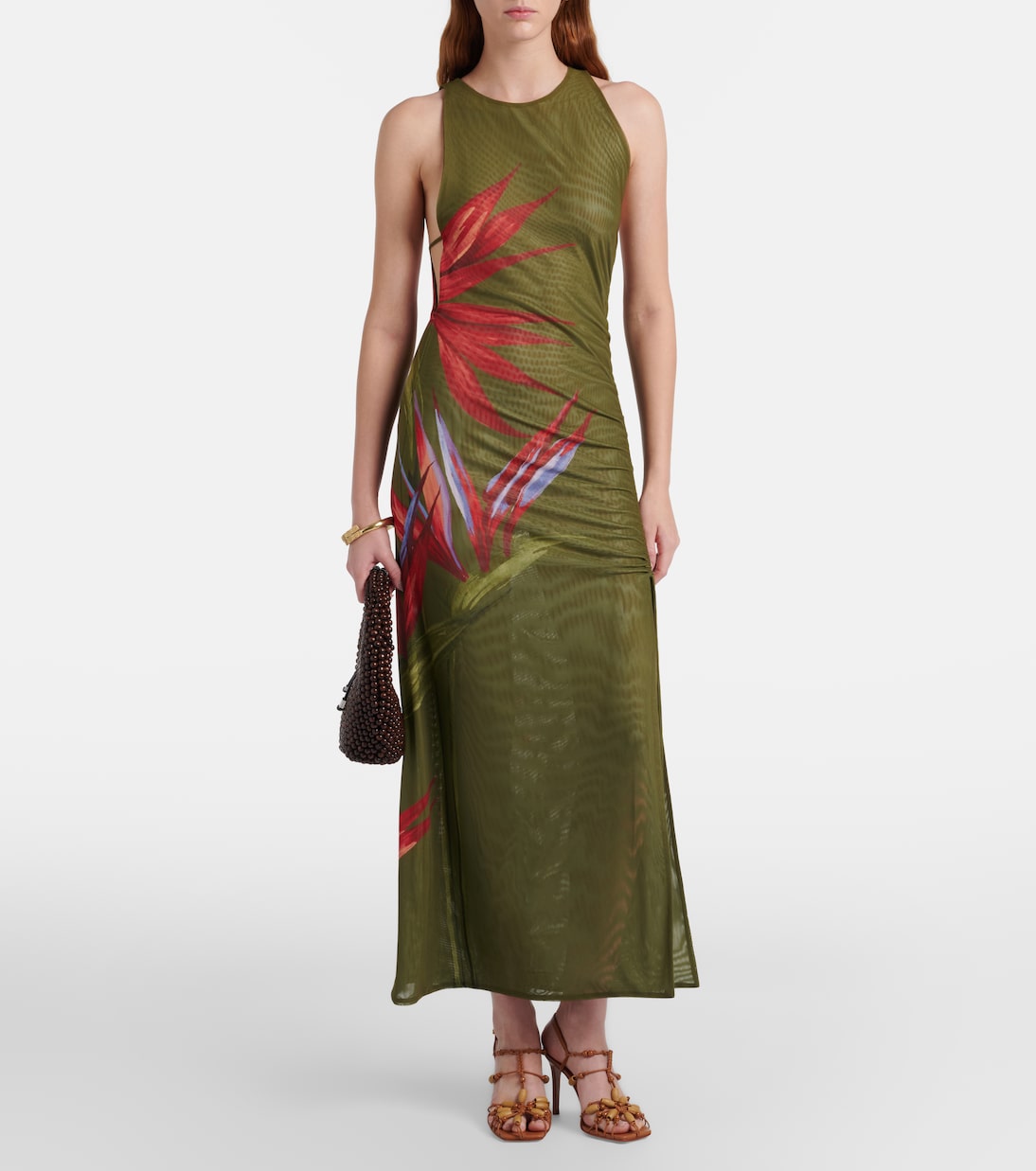 Strilitzia printed midi dress | Farm Rio