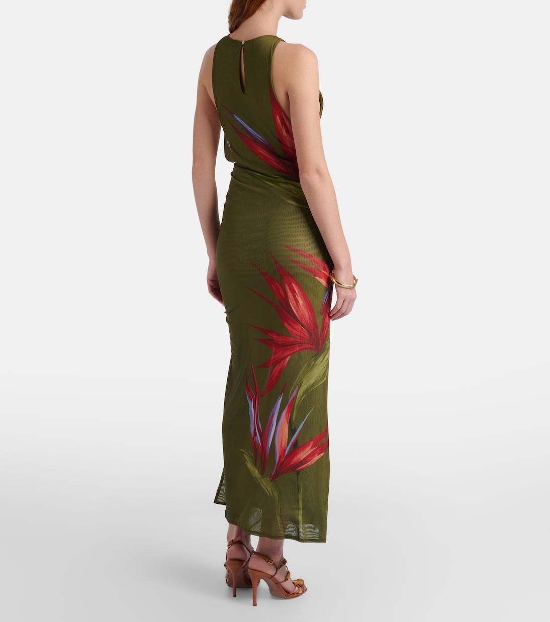 Strilitzia printed midi dress | Farm Rio