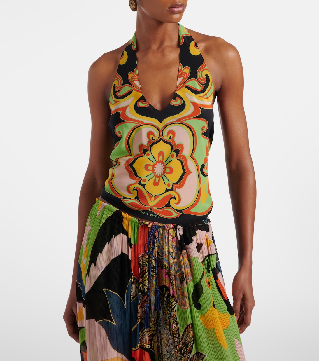 Top de seda floral | Etro